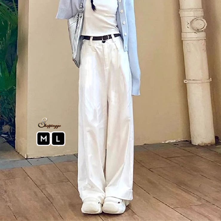 shoppinggo デニムパンツ レディース ワイドパンツ ストレートパンツ 着やせ セミワイドパンツ ジーパン 高く見え ロングズボン オシャレ カジュアルパンツ パンツ・ズボン
