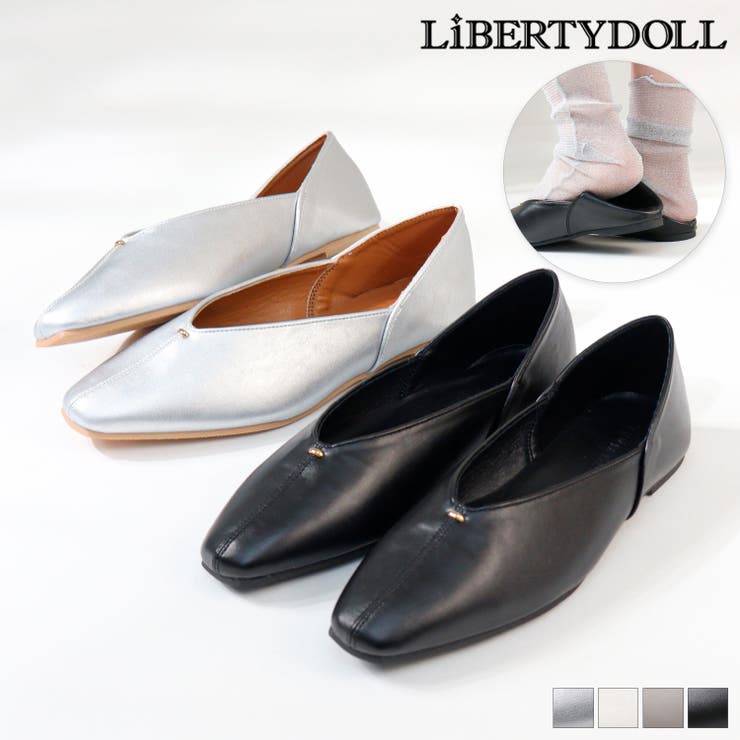 【20%OFFクーポン!11/25(火)限定!】LibertyDoll ワンピース オフィス フォーマル パーティー バブーシュ ☆1043 シューズ・靴