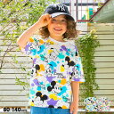 BABYDOLL ディズニー キャラクター総柄Tシャツ 0538K トップス