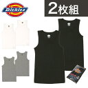 99HeadwearShop 【2枚セット】ディッキーズ タンクトップ Dickies メンズ ノースリーブ 無地 リブ ランニングシャツ インナー オールシー...