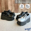 【5%OFFクーポン 9/11 1:59まで】Noubel Voug Relax トリプルソール厚底 レースアップ スクエアトゥシューズ シューズ・靴