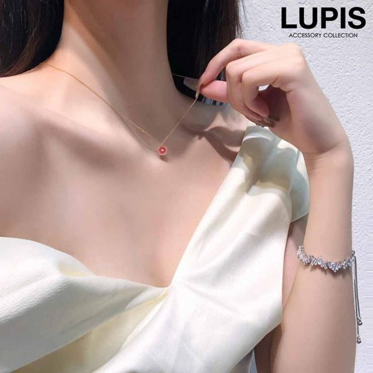 【10％OFFクーポン！1/16(金)1:59まで】LUPIS フラワーネックレス アクセサリー