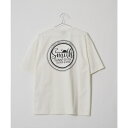 MODISH GAZE バックサークルロゴプリントTシャツ トップス