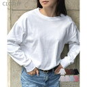 【5/15限定 15%OFFクーポン】CLOTHY 【2025SS新作】ダブルフェイスリブ付ロンT トップス