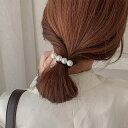 【5/16 1:59まで 5%OFFクーポン】レースレディース 4連 パール ライン ヘア ゴム 女性 レディース ヘアアクセサリー 春 夏 秋 冬 可愛い 上...