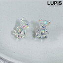 LUPIS 【S925ポスト】オーロラくまピアス アクセサリー