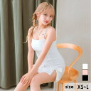 Tika ビジューショルダーリボンスリットタイトミニドレス ガーリードレス 袖なし キャバドレス キャバ ドレス XS-Lサイズ ホワイト ピンク ブラック りせり 重川茉弥 Tika ティカ ワンピース・ドレス