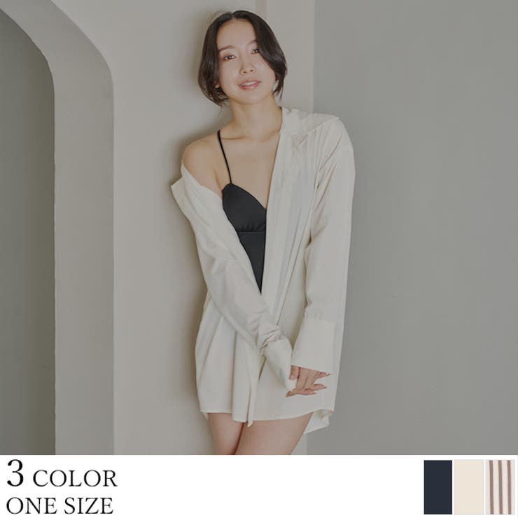 【20%OFFクーポン!11/25(火)限定!】titivate ロングカフスオーバーサイズシャツ/ラッシュガード【SEADRESS シードレス】 水着