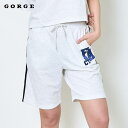 GORGE ライン刺繍ハーフパンツ パンツ・ズボン