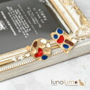 lunolumo イヤリング レディース アシンメトリー 左右非対称 メタル ゴールド 艶消し お洒落 プレゼント E アクセサリー