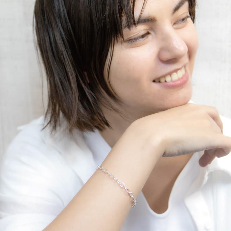 アクセサリーショップPIENA ブレスレット アンクレット レディース メンズ シルバー925 アズキチェーン 小豆チェーン あずき シンプル ベーシック 上品 お揃い ペアにも お肌に優しい 金属アレルギー対応 彼氏 彼女 恋人 誕生日 記念日 プレゼ