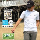 【8/11まで5%OFFクーポン】WEB COMPLETE ゴルフウェア ポロシャツ メンズ レディース スムース ストレッチ 半袖 ラグジュゴルフ LUXE/...
