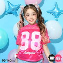 BABYDOLL レース切替ユニフォームTシャツ 0509K トップス