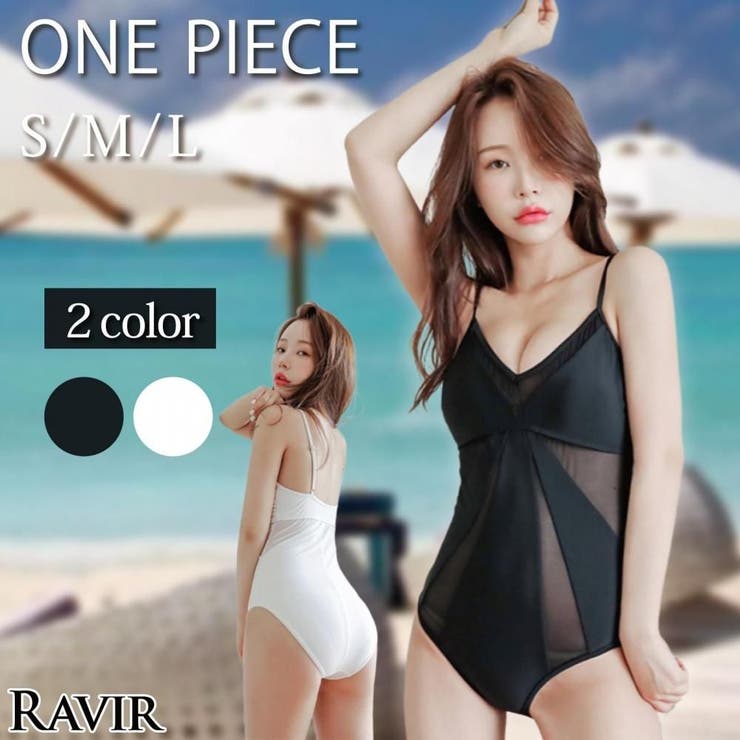 GRAXIA シースルーが女性らしいワンピース(水着・モノキニ) 水着