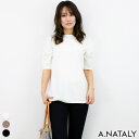 A.NATALY タックスリーブカットソー トップス