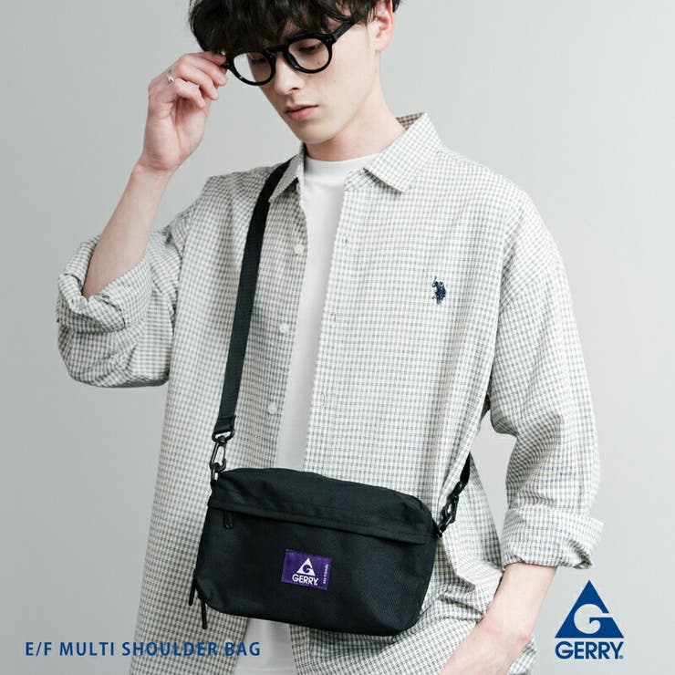 【10％OFFクーポン！11/27(木)1:59まで】Rocky Monroe GERRY マルチショルダーバッグ 斜め掛け ジェリー クロス メンズ レディース ミニ サブ 肩掛け ポーチ 鞄 撥水 軽量 ロゴ 多機能 カジュアル ストリート シ