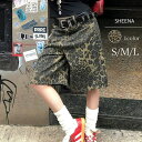 SHEENA レオパード柄ハーフパンツ パンツ・ズボン
