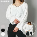 GORGE バックリボンブラウス トップス