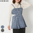 GORGE サイドカットデニムキャミチュニック トップス