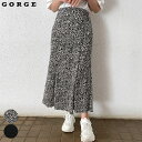 GORGE カットプリーツスカート スカート