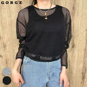 GORGE 脇シャーリングメッシュPO+タンク トップス