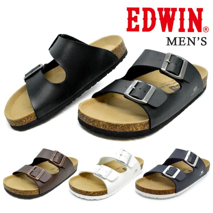 【10％OFFクーポン！1/29(木)1:59まで】つるや EDWIN EB1001 SANDALS サンダル シューズ・靴