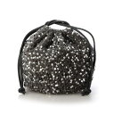 【マラソン期間中 5%OFFクーポン】UNBILLION カシュカシュ cachecache / ベルベットスパンコールドロストバッグ バッグ・鞄