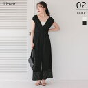 titivate カシュクールレースオールインワン パンツ・ズボン