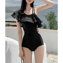 SUNSHINE CLOSET バックリボンワンショルモノキニパレオ付き 水着
