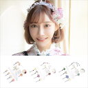 Tika ドライフラワーモチーフガーリーヘアアクセサリー11点セット 浴衣アクセサリー 浴衣小物 髪飾り Uピン リボン パール メルヘン パープル ピンク ブルー 戦慄かなの 聖菜 黒崎みさ 上ノ堀結愛 Tika ティカ ヘアアクセサリー