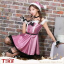 Tika グリッターラメ×オフショルAラインサンタコスチューム サンタコスプレ ガーリーサンタ クリスマス フレア Mサイズ ピンク 明日花キララ Tika ティカ コスチューム