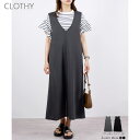 【5%OFFクーポン 9/11 1:59まで】CLOTHY 【2025SS新作】フクレVネックワンピース ワンピース・ドレス