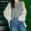 【5%OFFクーポン 9/11 1:59まで】GORGE メッシュシャツ トップス