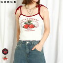 GORGE チェリーキャミソール トップス