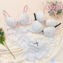 【5%OFFクーポン 9/11 1:59まで】palissee ペールフローラル3/4カップブラ&ショーツ インナー・下着