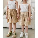 【8/11まで5%OFFクーポン】aimoha kids 【aimoha-KIDS-】リボン付きフリルショートパンツ パンツ・ズボン
