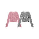 【マラソン期間中 5%OFFクーポン】HOOK 【HOOK】for girls 杢ニットソーカーデ トップス