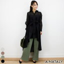 【5/15限定 15%OFFクーポン】A.NATALY シアードレープガウンワンピース ワンピース・ドレス