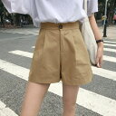 【8/11まで5%OFFクーポン】SUNSHINE CLOSET ハイウエスト ショートパンツ レディース パンツ・ズボン