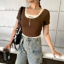 【マラソン期間中 5%OFFクーポン】non-hedge アンサンブルZIPショートトップス トップス