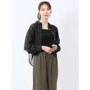 【マラソン期間中 5%OFFクーポン】TAKA-Q WOMEN ショート シアー長袖シャツ トップス