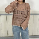 non-hedge 配色メッシュプルオーバー トップス