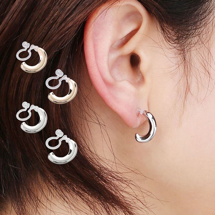 sankyo shokai ラウンド フック シングル ライン ハーフ フープ イヤリング ニッケルフリー 低アレルギー 素材 金属アレルギー 【返品交換不可】...