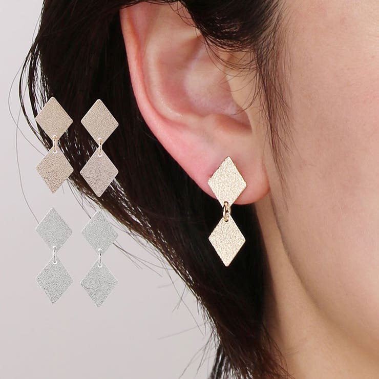 sankyo shokai ダイヤ サンドブラスト イヤリング ニッケルフリー 低アレルギー 素材 金属アレルギー 【返品交換不可】 浴衣 に 合う 母の日 ギ...