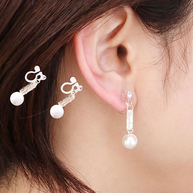 sankyo shokai 1粒 ストーン パール デザイン リング イヤリング ニッケルフリー 低アレルギー 素材 金属アレルギー 【返品交換不可】 浴衣 に...