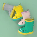 【5%OFFクーポン 9/11 1:59まで】aimoha kids 【aimoha-KIDS-】【定番】激かわいい立体的なシャーク レインブーツ レインシューズ 靴 雨 シューズ・靴