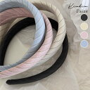 kirakiraShop 配色ストライプカチューシャ 小物 ヘアアクセサリー 髪飾り カチューシャ ヘアバンド ストライプ Y2K ガーリッシュ フェミニン おしゃれ ボリューム ヘアアレンジ きれいめ 大人可愛い クラシック ヘアアクセサリー