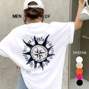 SHEENA バックプリントグラフィックオーバーサイズTシャツ トップス
