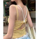 SUNSHINE CLOSET カップ付きキャミソール ブラトップ韓国風 トップス