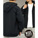 GROOVY STORE 【無地】ジップパーカー ジョーゼット 上品 トップス